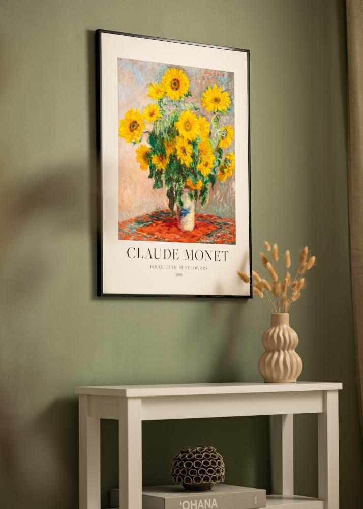 Aluminiumramme Akrylglas Sort 30x40 cm
