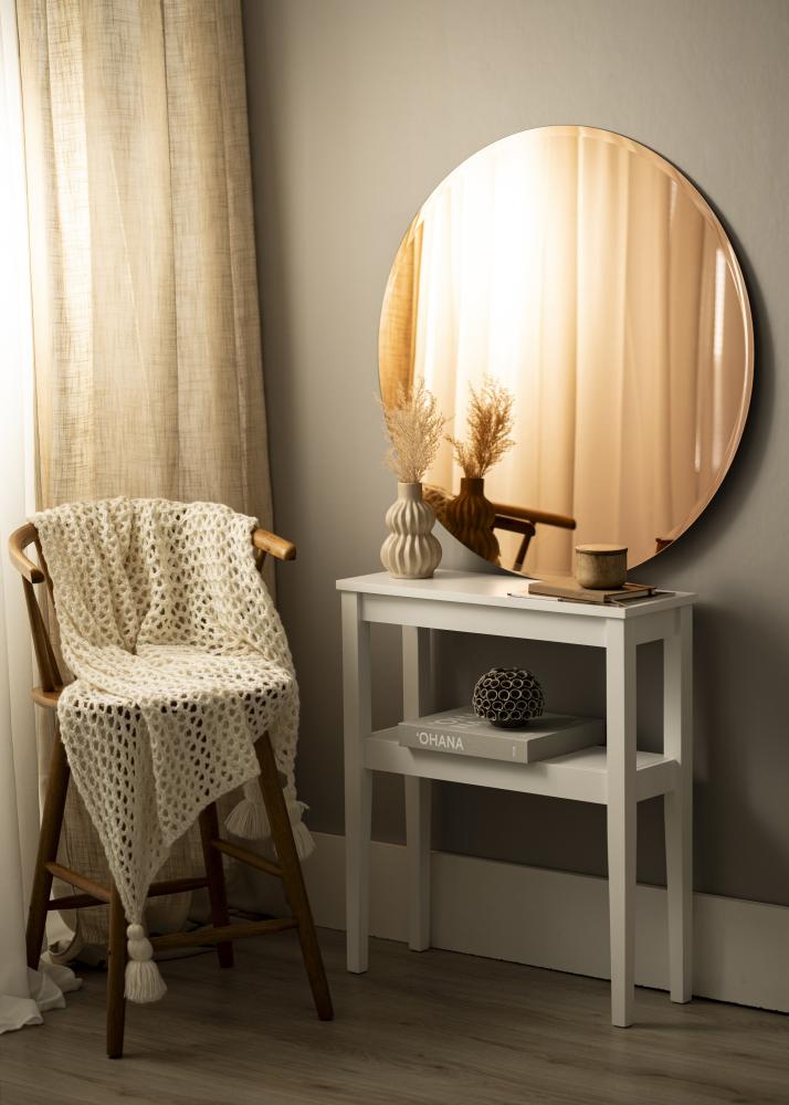 KAILA Rundt Spejl Rose Gold Deluxe 90 cm Ø