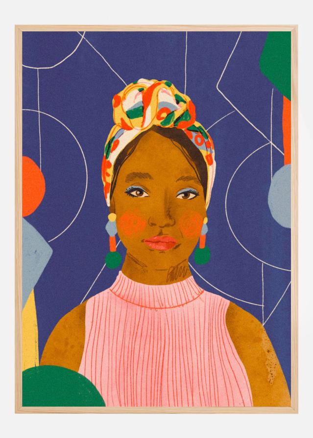 Turban beauty Plakat