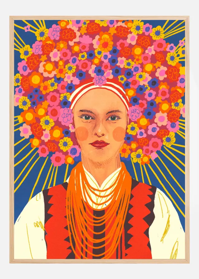Ukrainian beauty Plakat