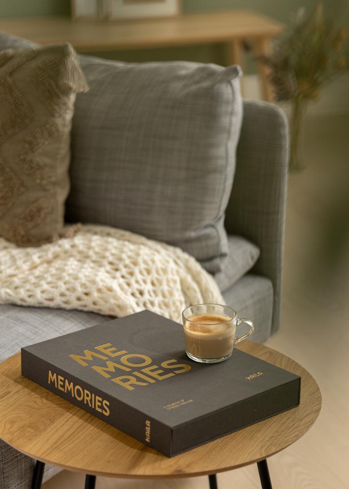 KAILA MEMORIES Black XL - Coffee Table Photo Album - 60 Billeder i 10x15 cm