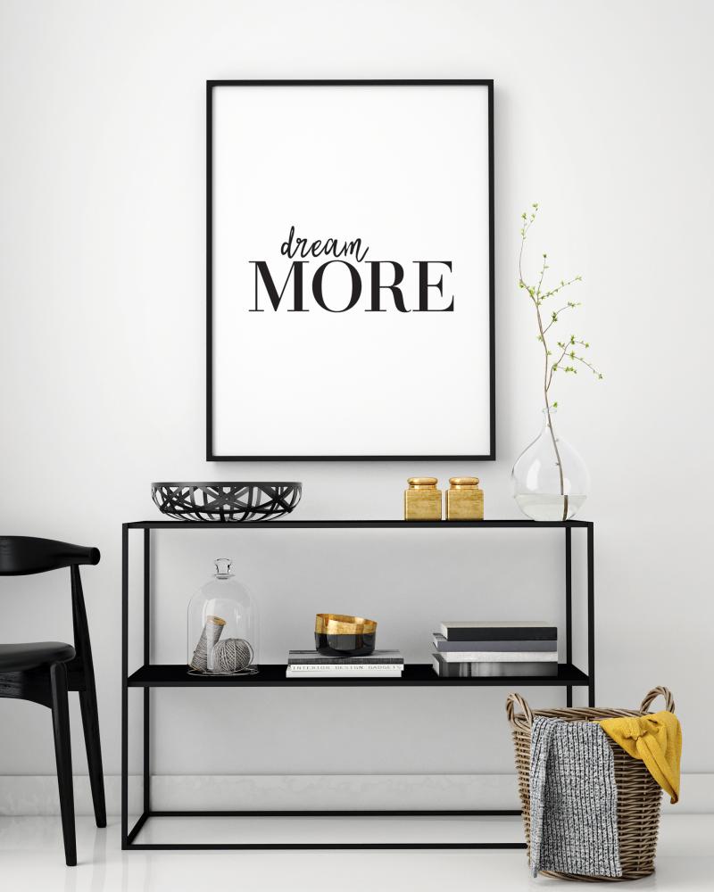 Dream more Plakat