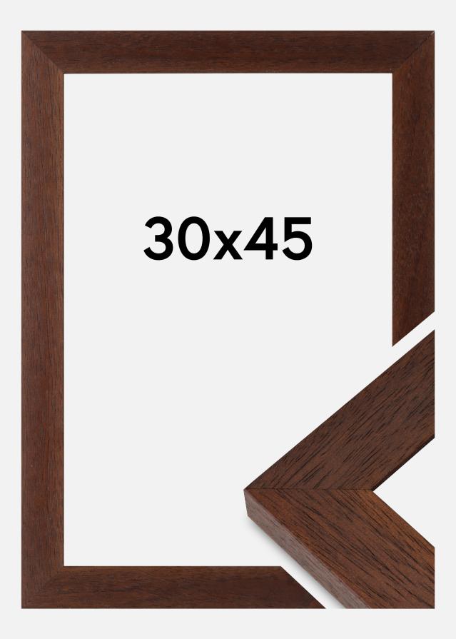 Ramme Juno Akrylglas Teak 30x45 cm
