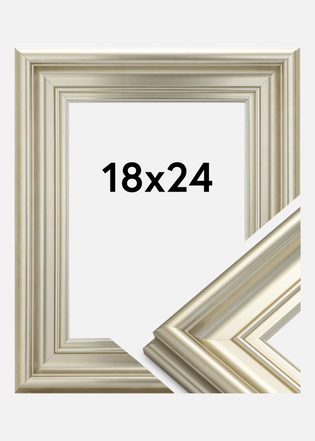 Ramme Mora Premium Sølv 18x24 cm