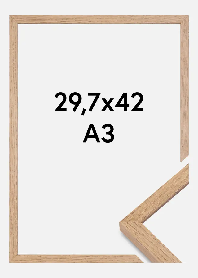 Ramme Montgomery Mat antirefleksglas Eg 29,7x42 cm (A3)