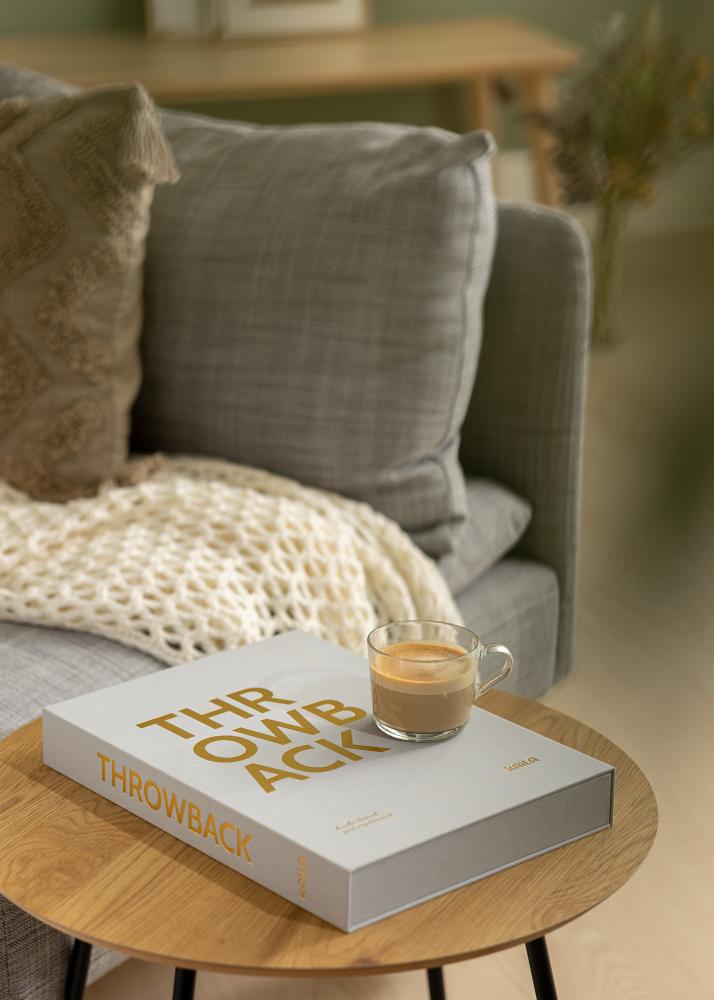 KAILA THROWBACK Grey XL - Coffee Table Photo Album - 60 Billeder i 10x15 cm