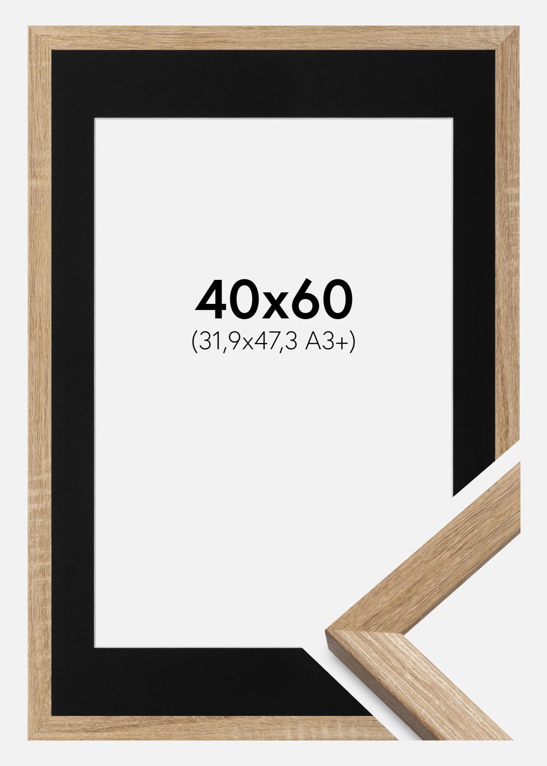 Product Image for Ramme Fiorito Lys Eg 40x60 cm - Passepartout Sort 32,9x48,3 cm (A3+)