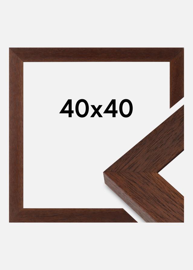 Ramme Juno Akrylglas Teak 40x40 cm