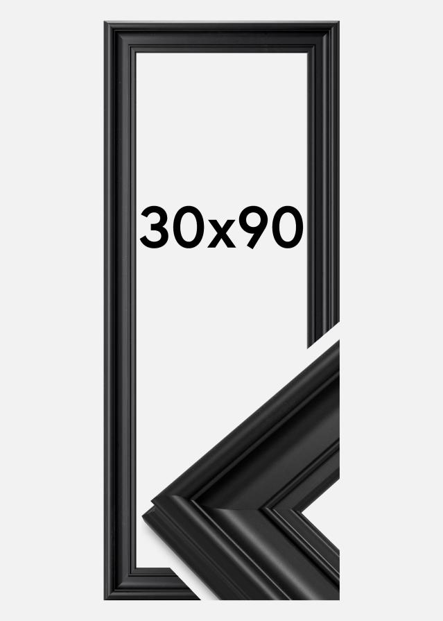 Ramme Mora Premium Sort 30x90 cm