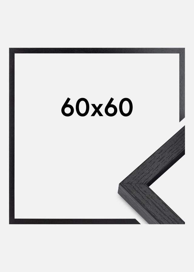 BGA Boksramme Akrylglas Sort 60x60 cm