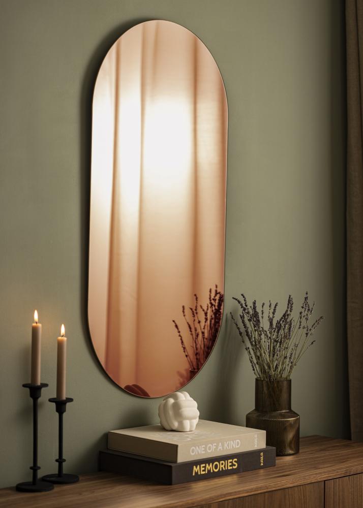 KAILA Spejl Oval Rose Gold 50x100 cm