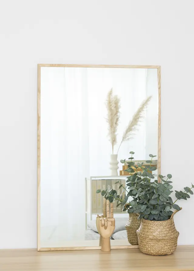 Spejl Eg 62x92 cm
