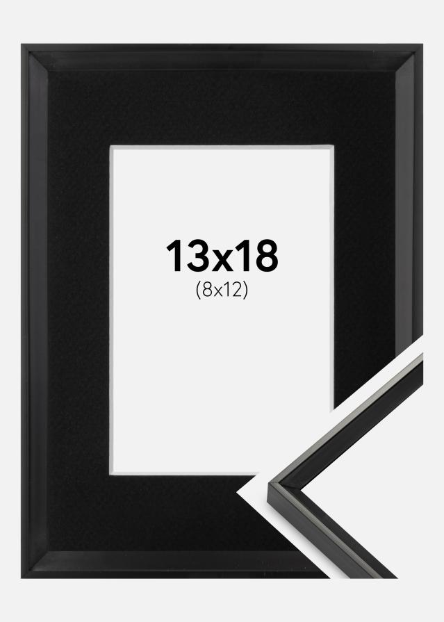 Ramme Desire Sort 13x18 cm - Passepartout Sort 9x13 cm