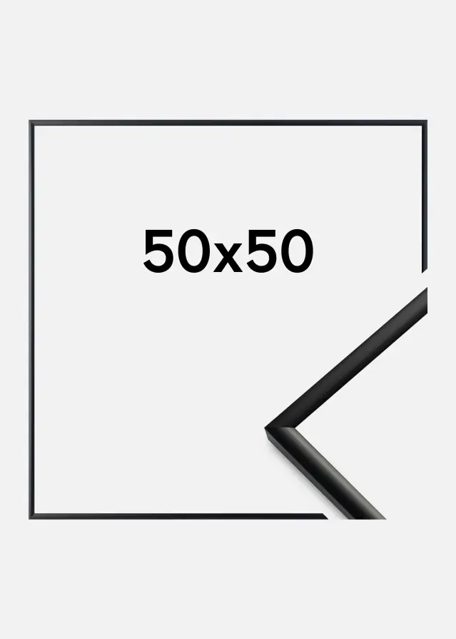 Ramme New Lifestyle Akrylglas Mat Sort 50x50 cm