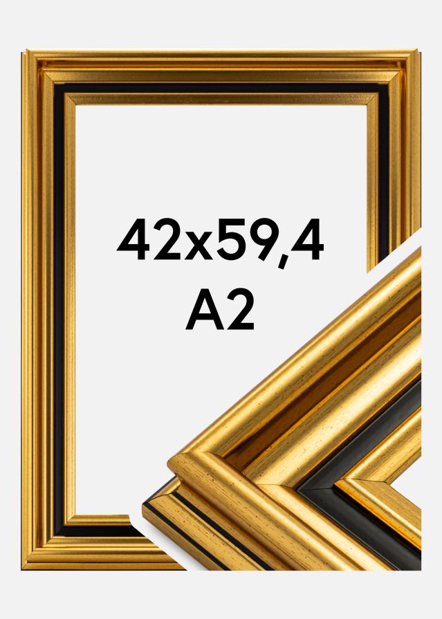 Ramme Gysinge Premium Guld 42x59,4 cm (A2)