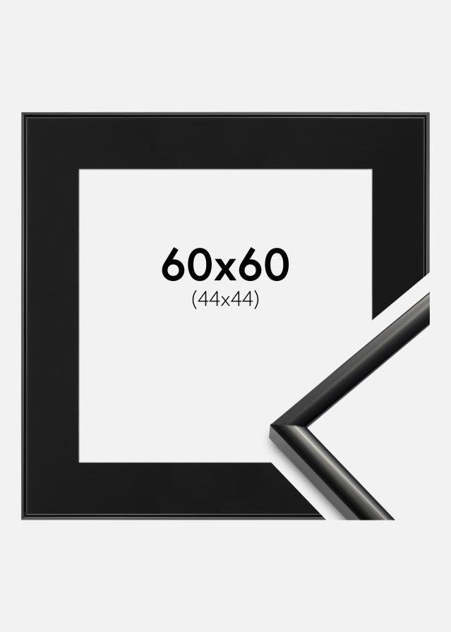 Ramme New Lifestyle Sort 60x60 cm - Passepartout Sort 45x45 cm
