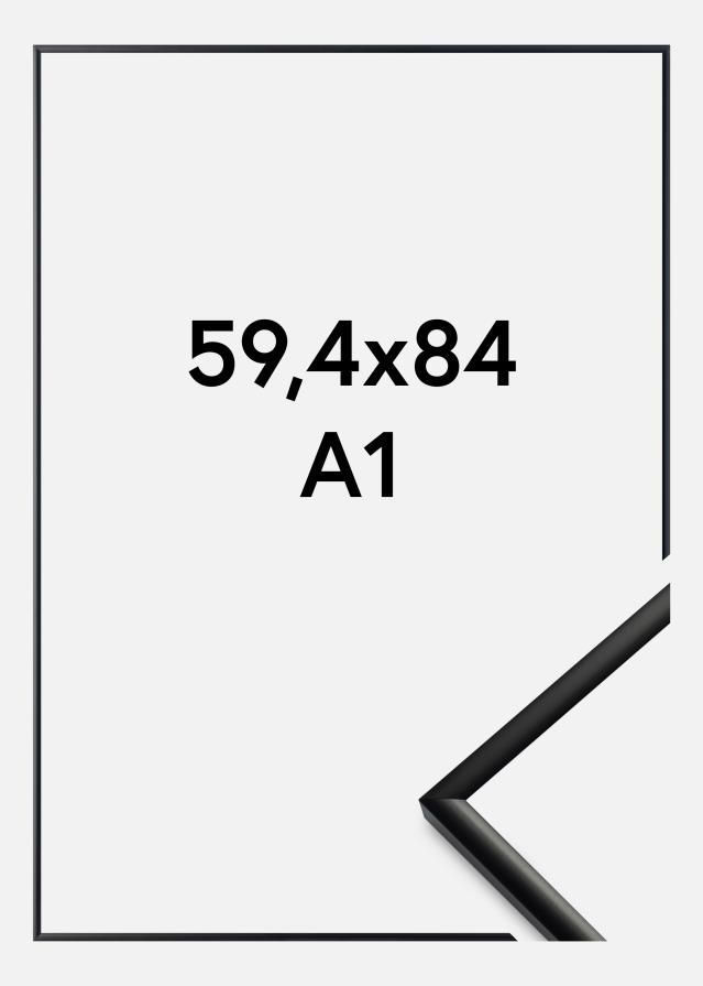 Ramme New Lifestyle Akrylglas Mat Sort 59,4x84 cm (A1)