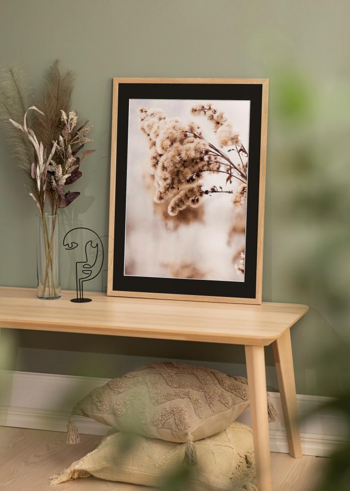Ramme Stilren Eg 15x20 cm - Passepartout Sort 4x5 inches