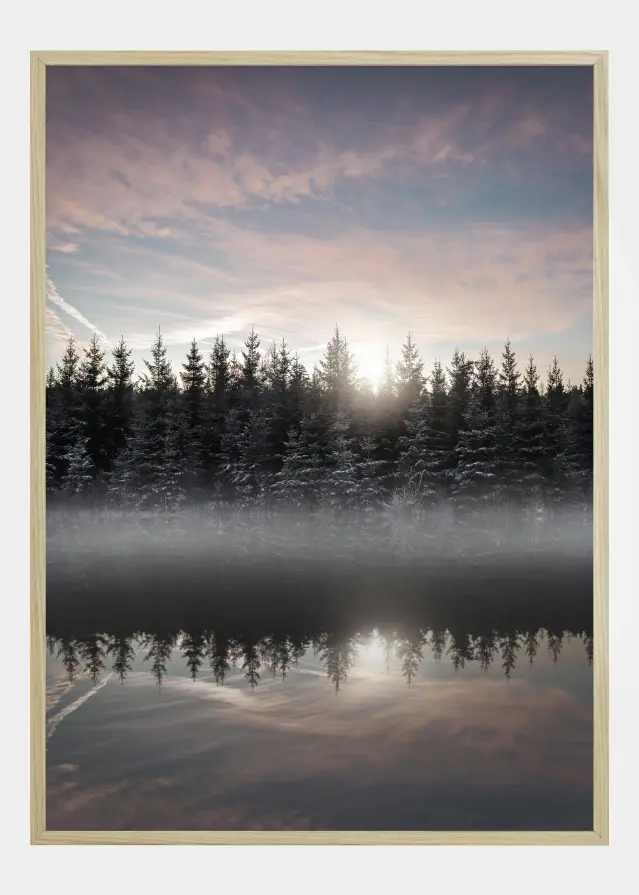 Small Lake In The Forest Plakat