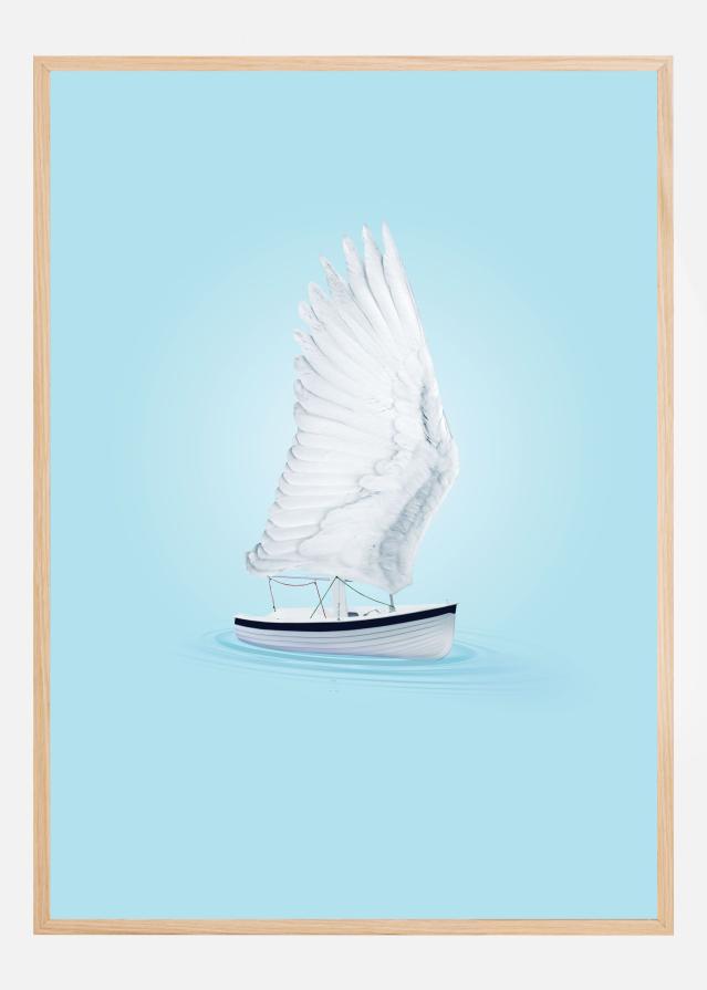 Wing Boat Plakat