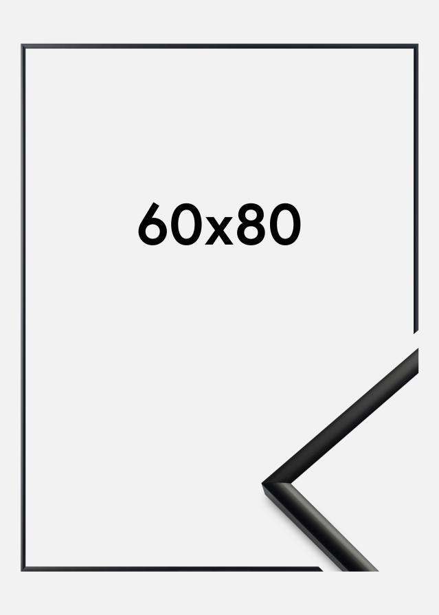 Ramme New Lifestyle Akrylglas Mat Sort 60x80 cm