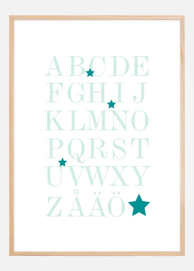 ABC - havturkis Plakat