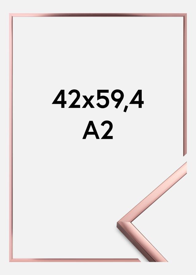 Ramme Poster Frame Aluminum Rosaguld 42x59,4 cm (A2)
