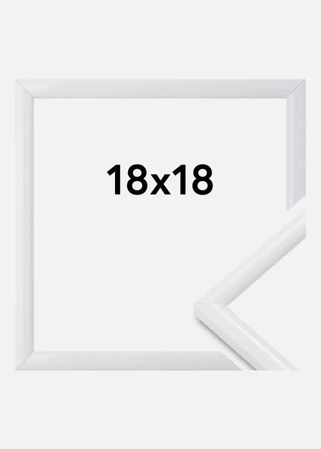 Ramme Newline Hvid 18x18 cm