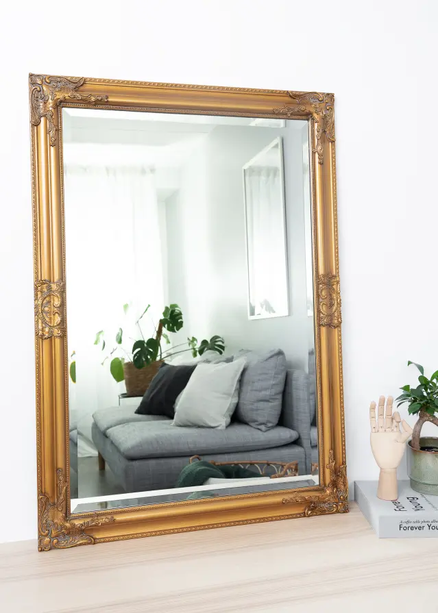 Spejl Bologna Guld 72x102 cm