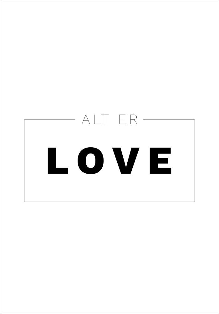 Citat - Skam - Alt er love - Hvid