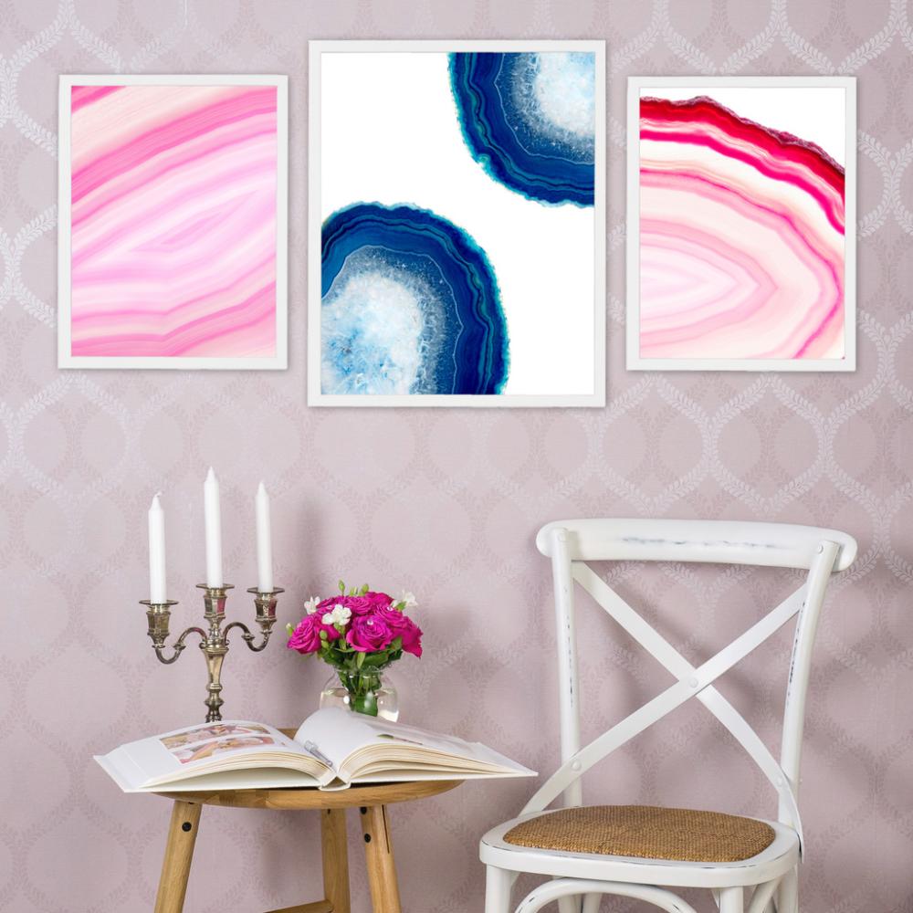 Agate - Mørkeblå Plakat