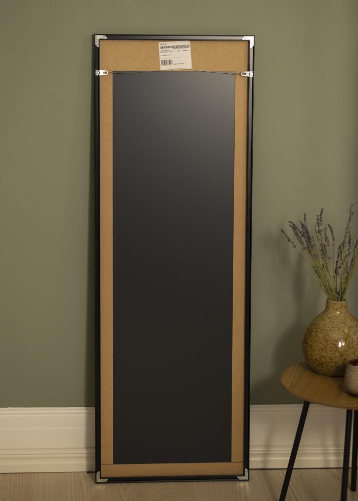Spejl Minimal Black 45x130 cm