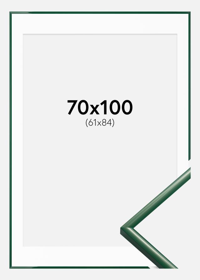 Ramme New Lifestyle Moss Green 70x100 cm - Passepartout Hvid 62x85 cm