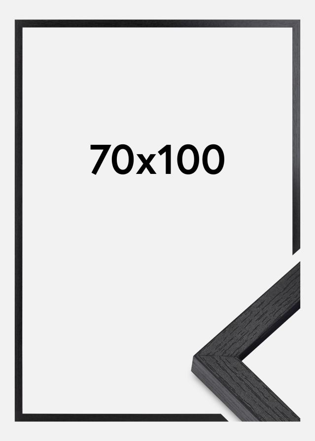 BGA Boksramme Akrylglas Sort 70x100 cm