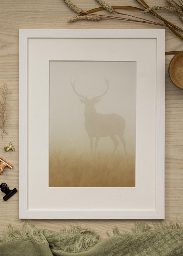 Ramme Stilren Akrylglas Hvid 30x40 cm
