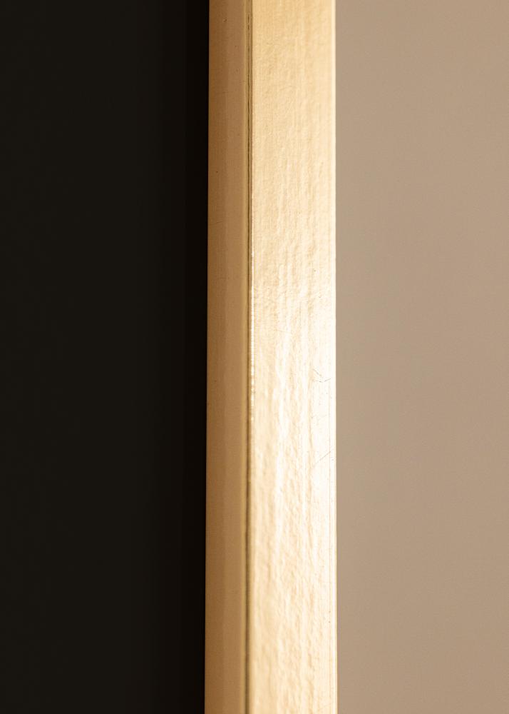 Ramme Trendy Guld 18x24 cm - Passepartout Sort 13x17 cm