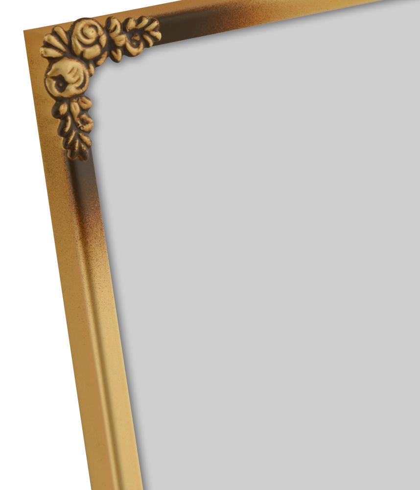 Ramme Rosen metal Guld 13x18 cm