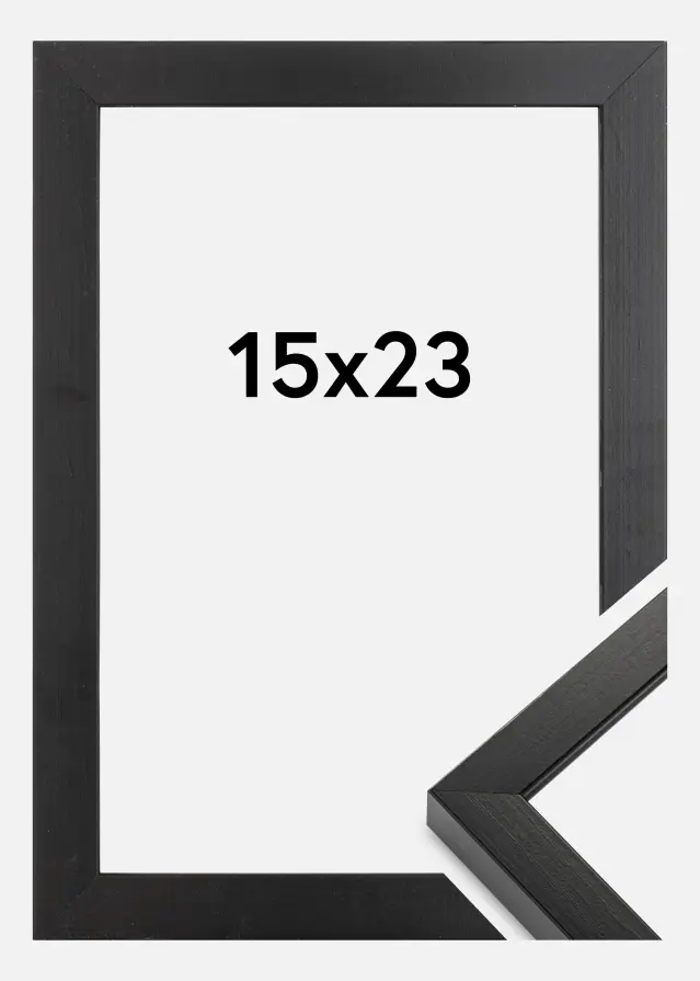 Ramme Amanda Box Sort 15x23 cm