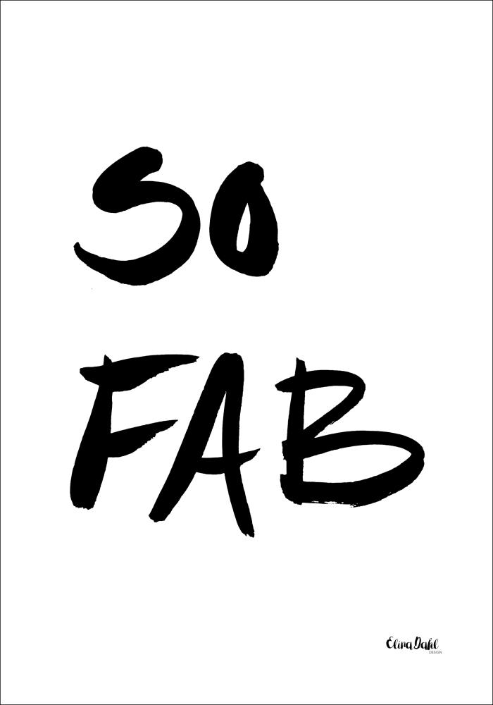 So Fab Plakat
