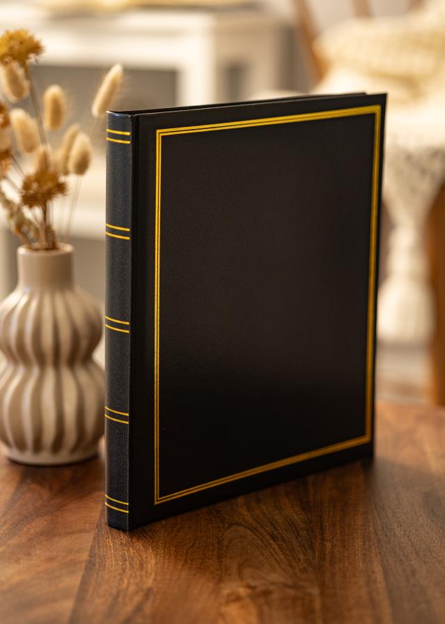 Diamant Album Selvklæbende Sort - 29x32 cm (40 sider / 20 Blade)
