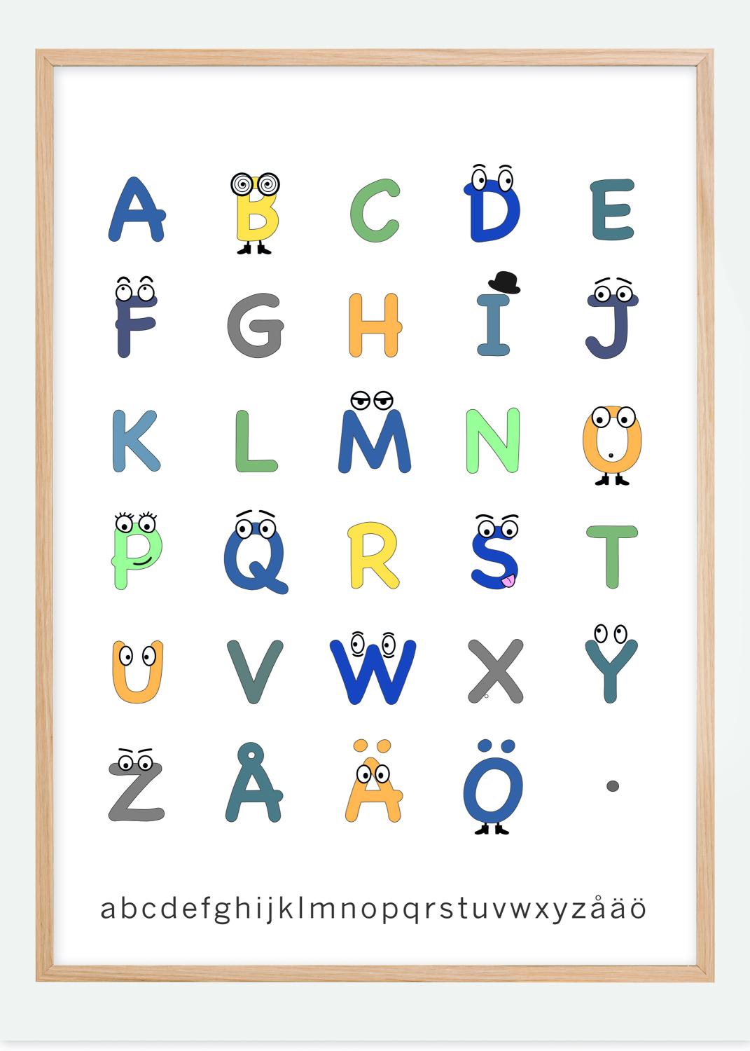 Product Image for ABC color Plakat (21x29.7 cm (A4))