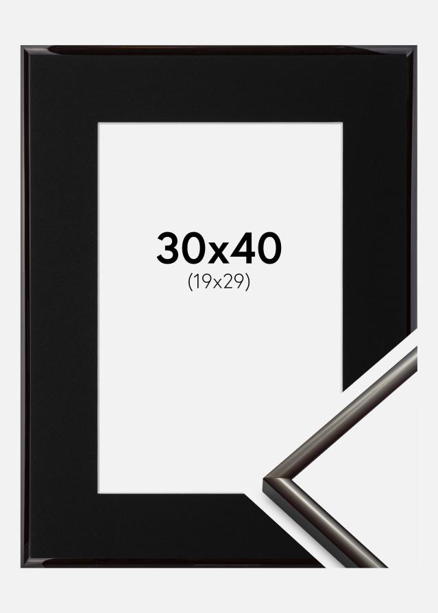 Ramme New Lifestyle Espresso Brown 30x40 cm - Passepartout Sort 20x30 cm