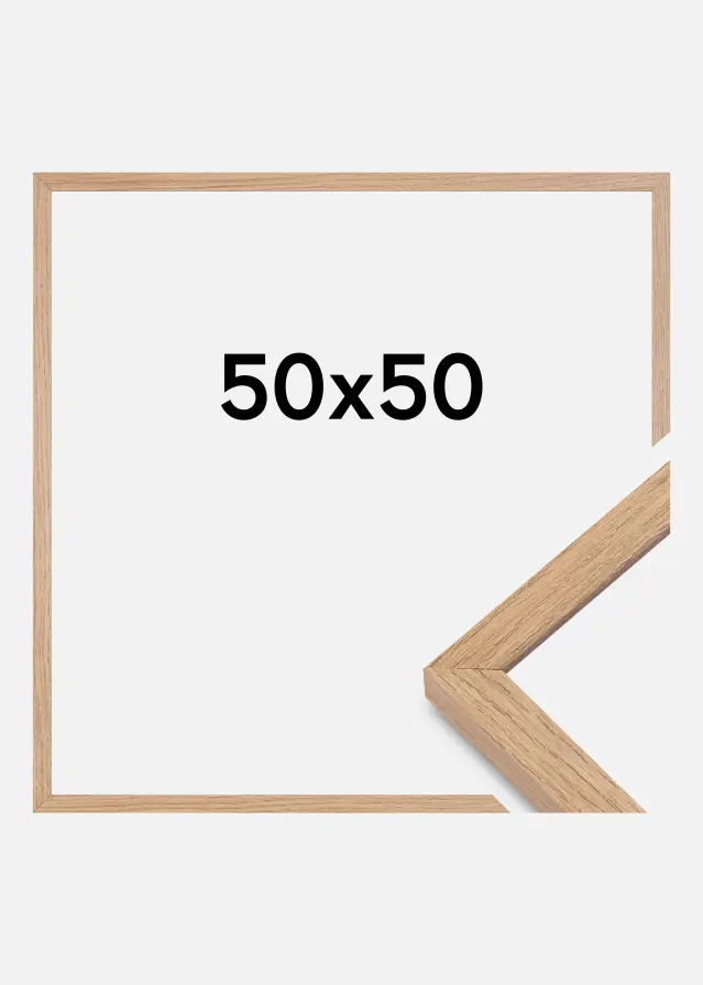 Ramme Montgomery Mat antirefleksglas Eg 50x50 cm