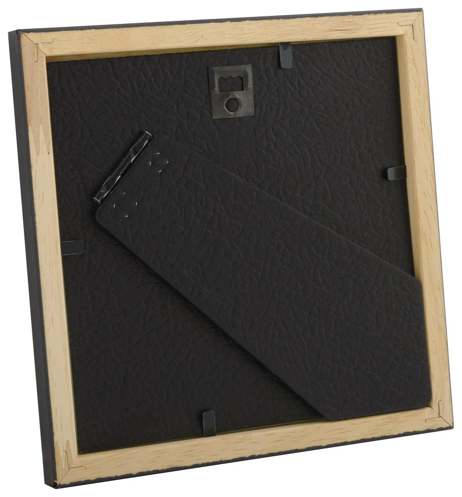 Ramme Slim Mat antirefleksglas Sort 13x13 cm
