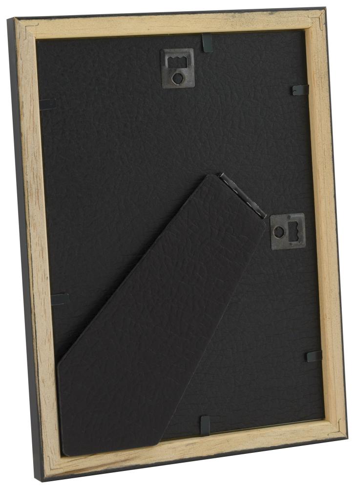 Ramme Slim Mat antirefleksglas Sort 18x24 cm