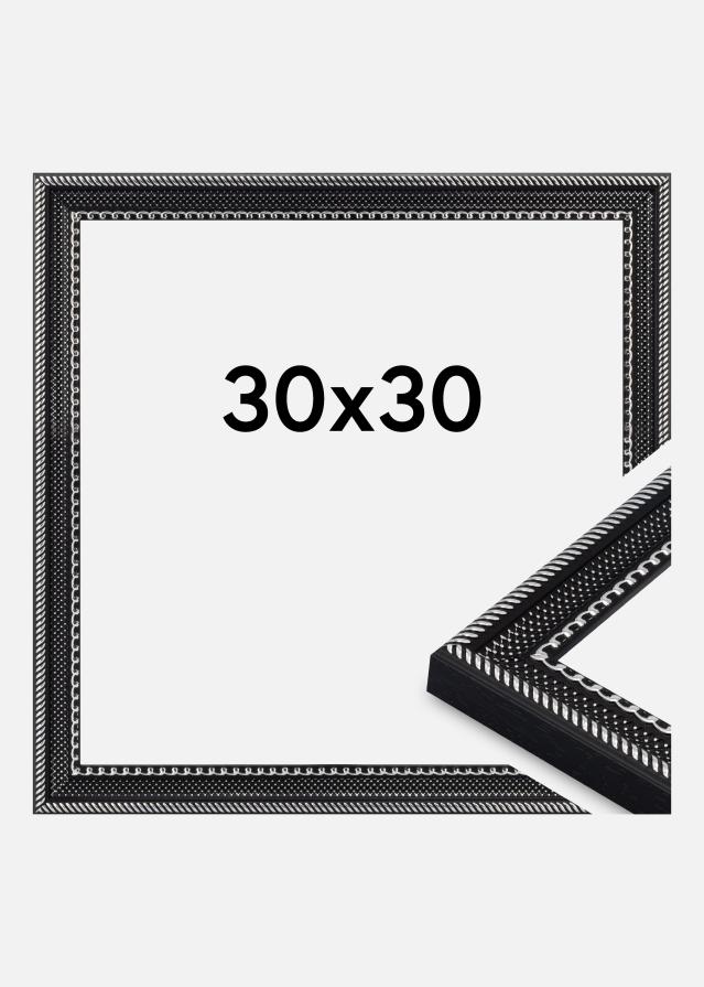 Ramme Trellis Akrylglas Vintage Black 30x30 cm