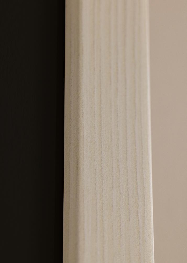 Ramme Fiorito Hvid 30x40 cm - Passepartout Sort 18x27 cm