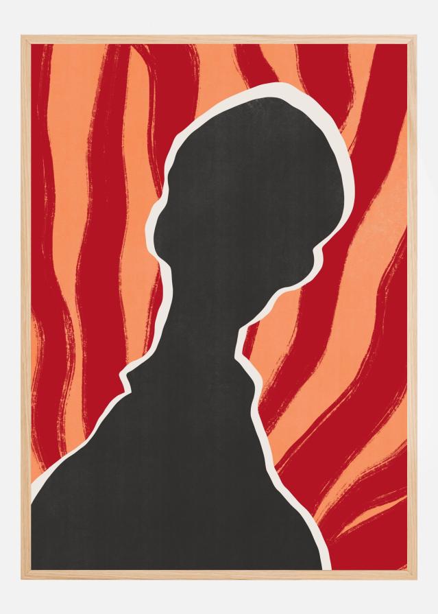 Anonymous Portrait In Heat Plakat