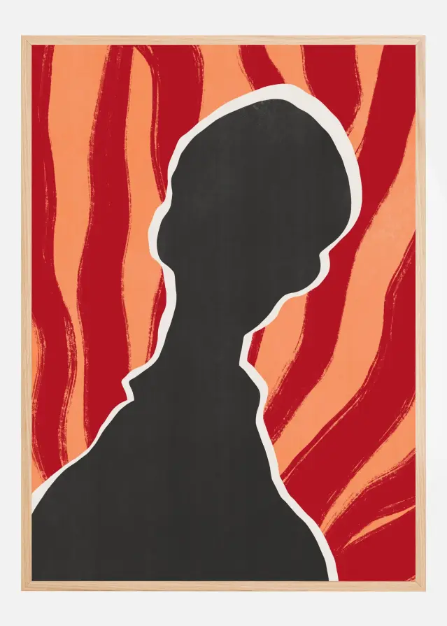 Anonymous Portrait In Heat Plakat