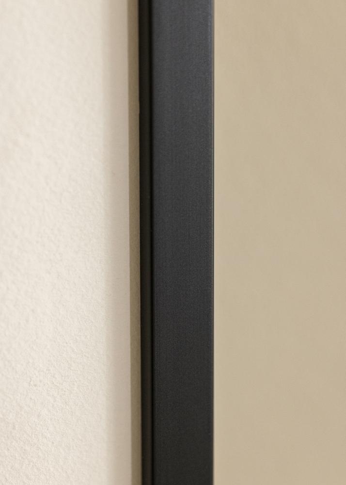 Ramme E-Line Sort 30x40 cm - Passepartout Hvid 20x28 cm